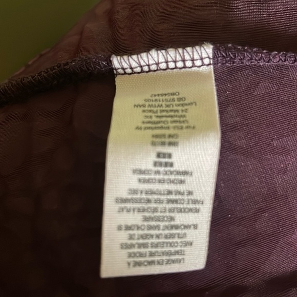 Free People - deep maroon with velvet embossed floral - peasant style - XS - Picture 6 of 6